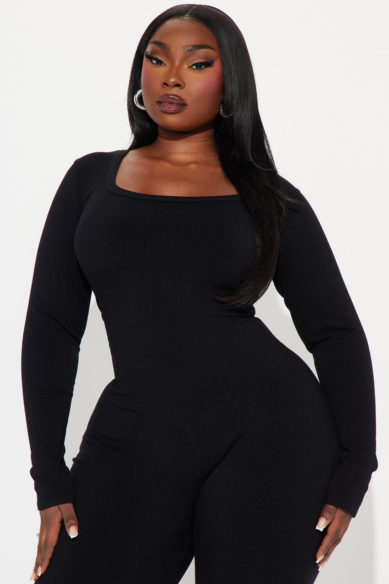 Hailey Snatched Jumpsuit - Black Product Image