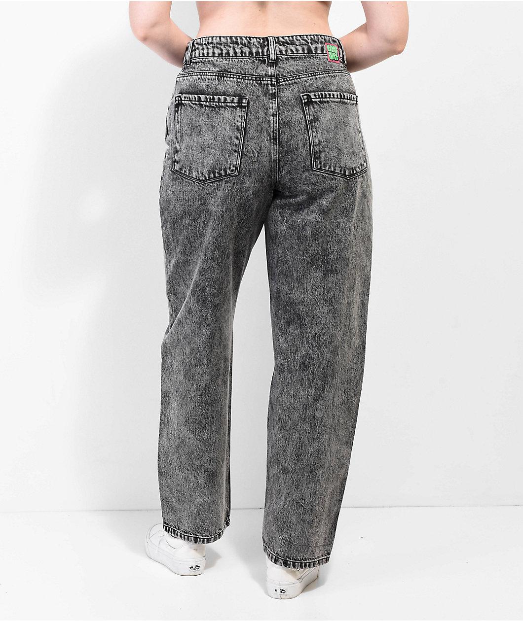 Empyre Tori Black Acid Wash Skate Jeans Product Image