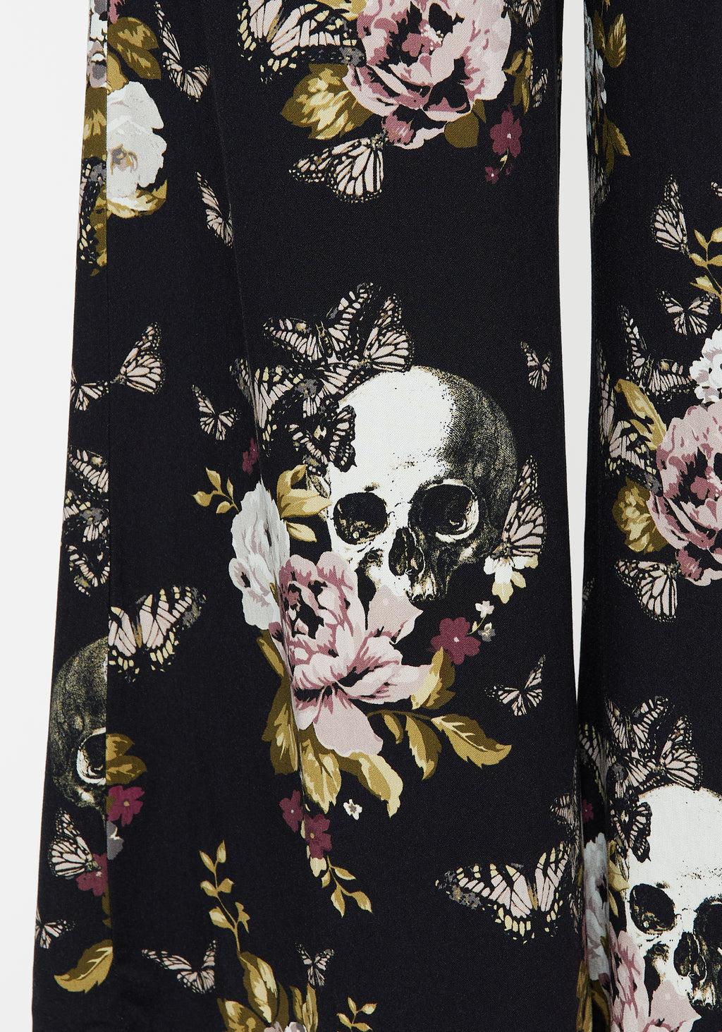 Revival Floral Wide Leg Culotte Trousers Product Image