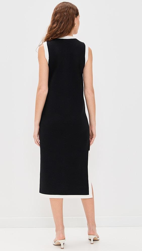 English Factory Knit Midi Dress With Ribbon Tie | Shopbop Product Image
