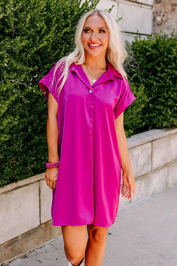 Effortless Radiance Shift Dress in Orchid Product Image