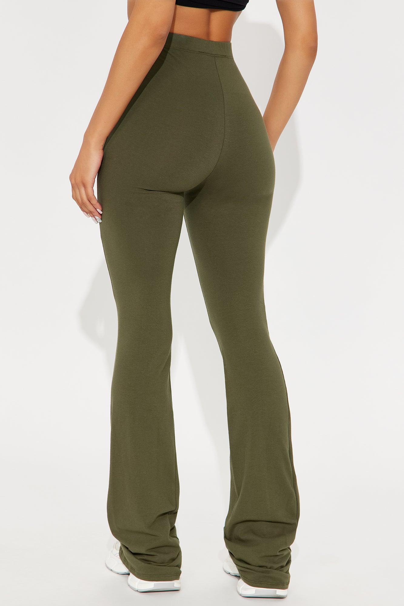 Tall Adriana Flare Pant - Dark Olive Female Product Image
