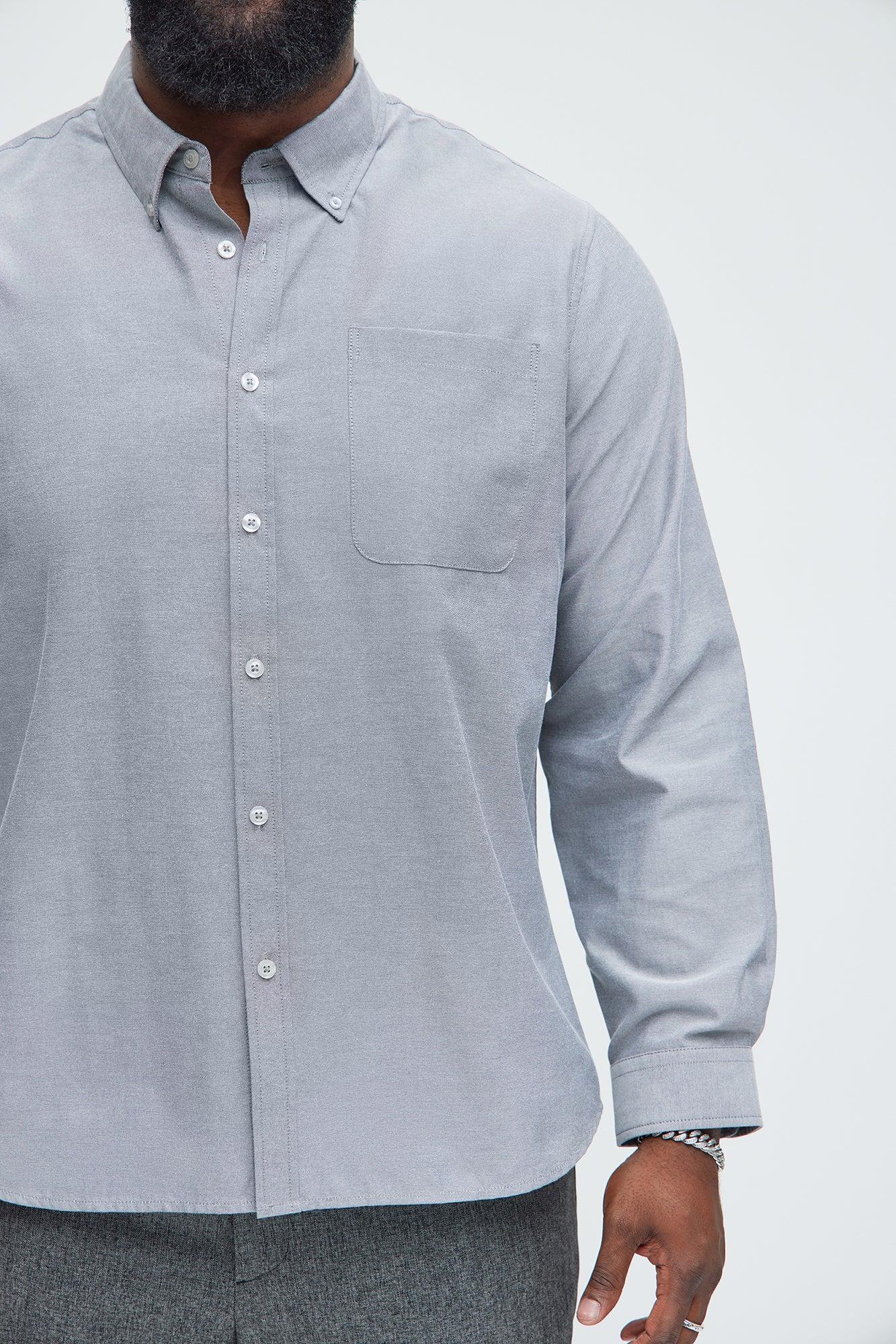 Oxford Classic Shirt - Grey Product Image