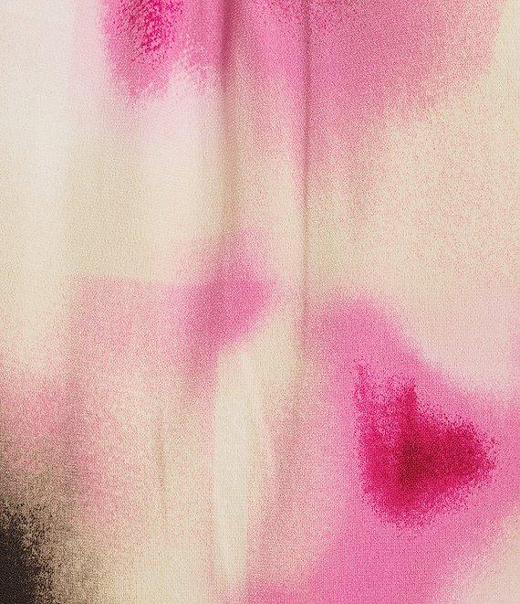 Calvin Klein Sleeveless Printed Pleat Neck Cami Product Image