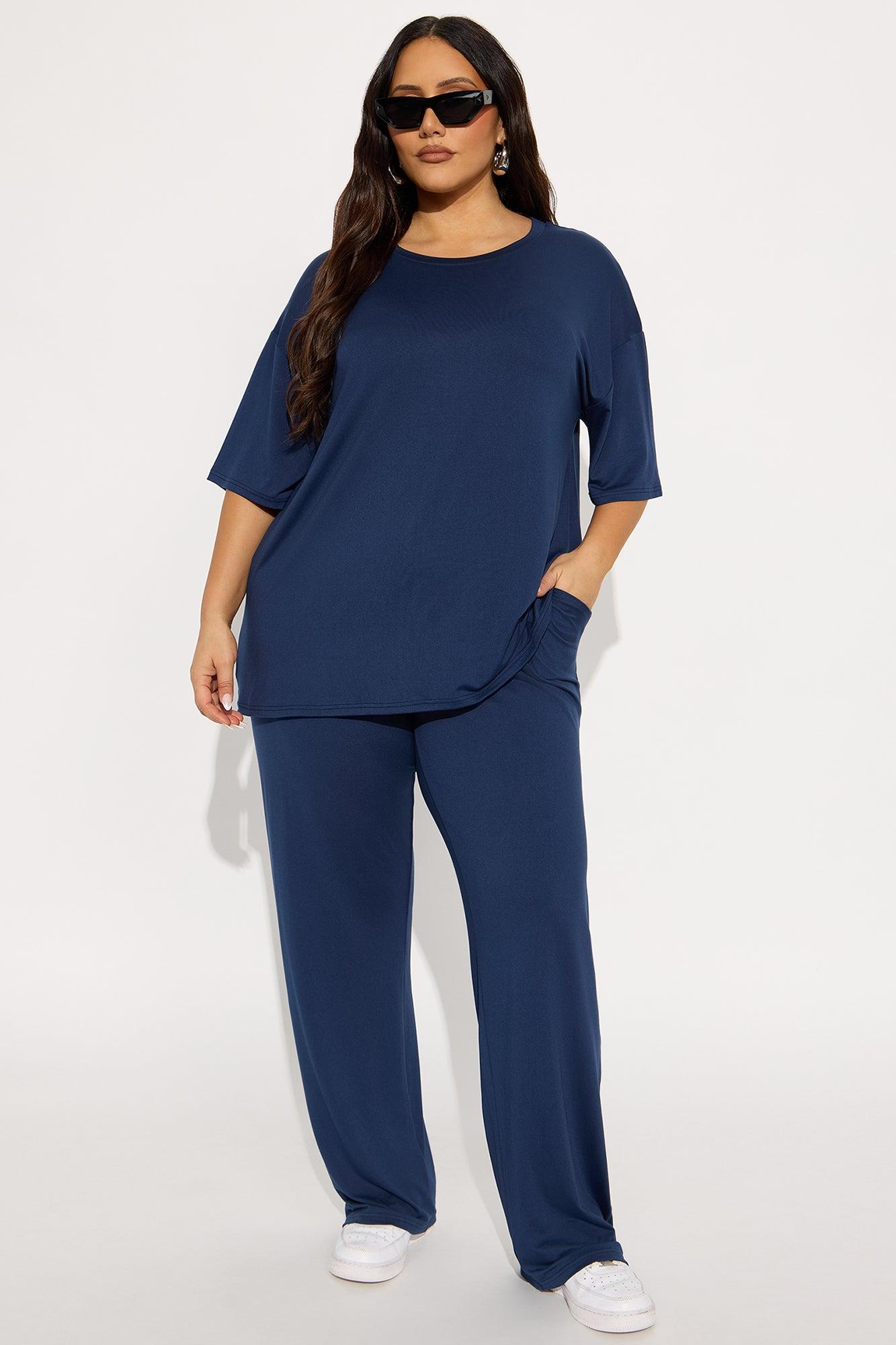Relax Mood PJ Pant Set - Navy Female Product Image