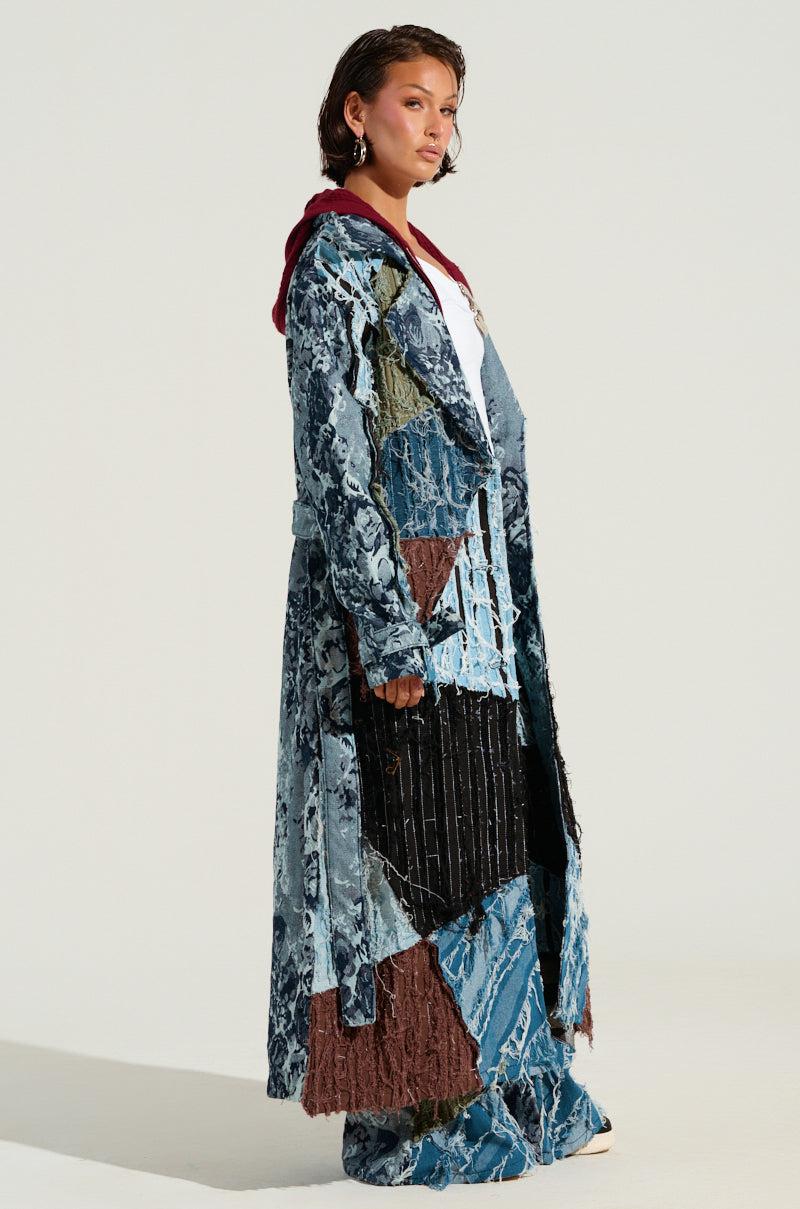RONNY PATCHWORK TRENCH Product Image