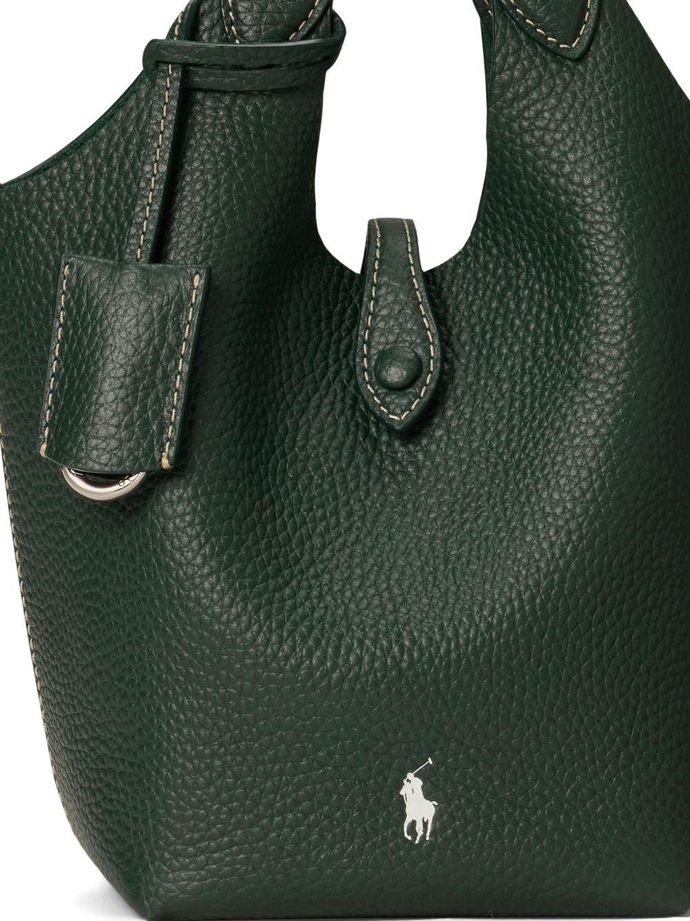 Polo Play pebbled-leather tote bag Product Image