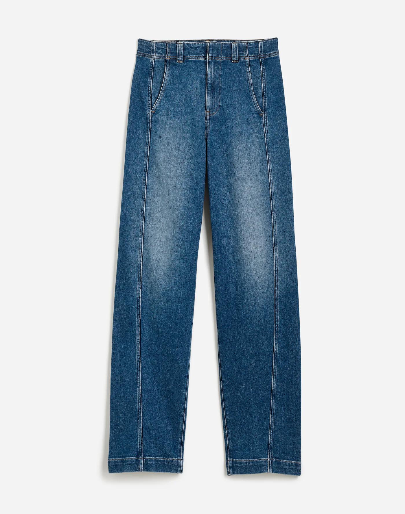 Tapered Denim Trousers Product Image