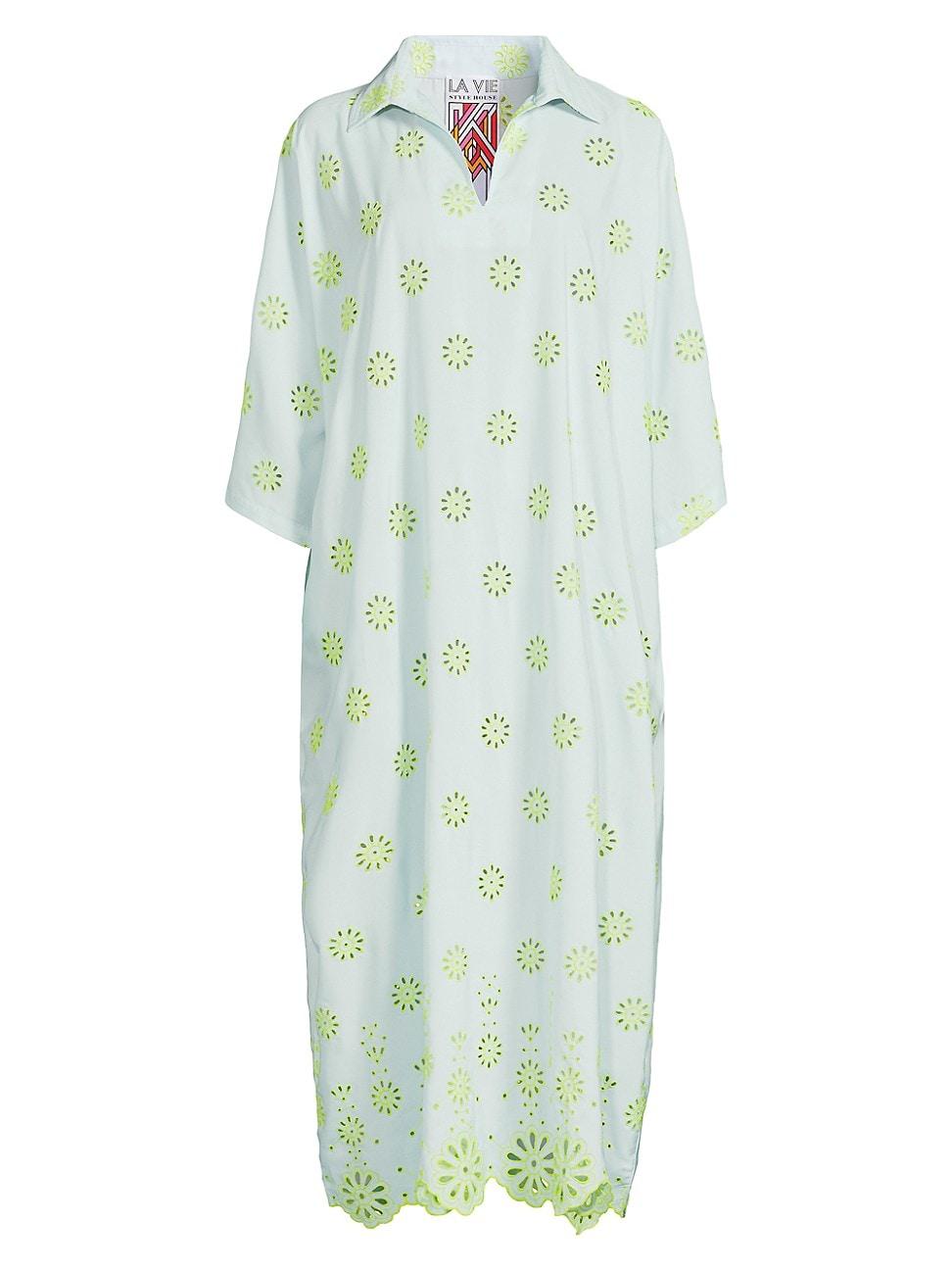 Womens Floral Cotton Shirtdress Product Image