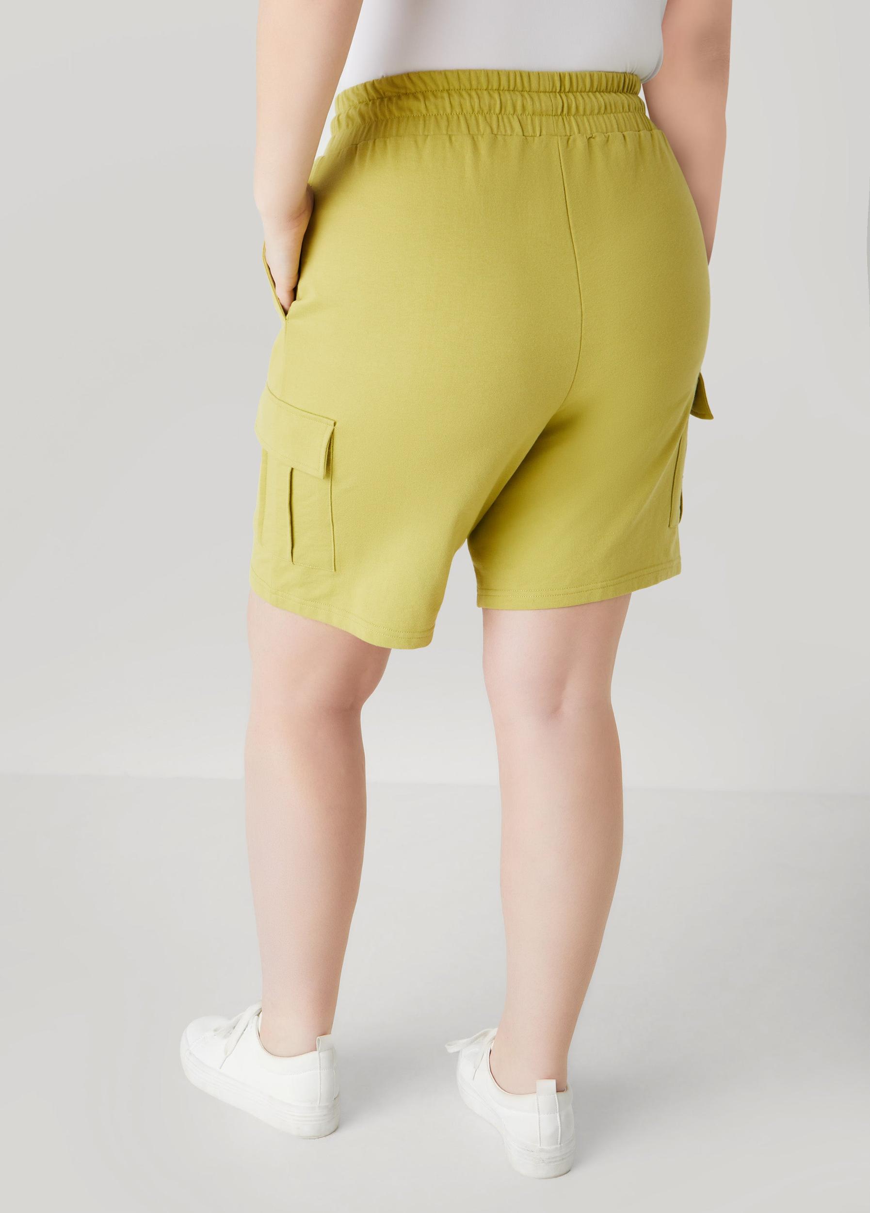 Plus Size French Terry Cargo Shorts Ashley Stewart Product Image