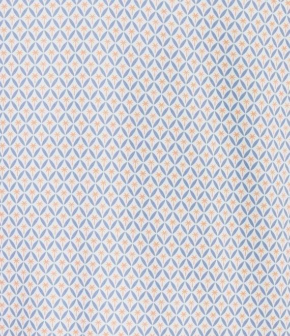 Roundtree & Yorke Big & Tall Performance Short Sleeve Geo Print Polo Shirt Product Image