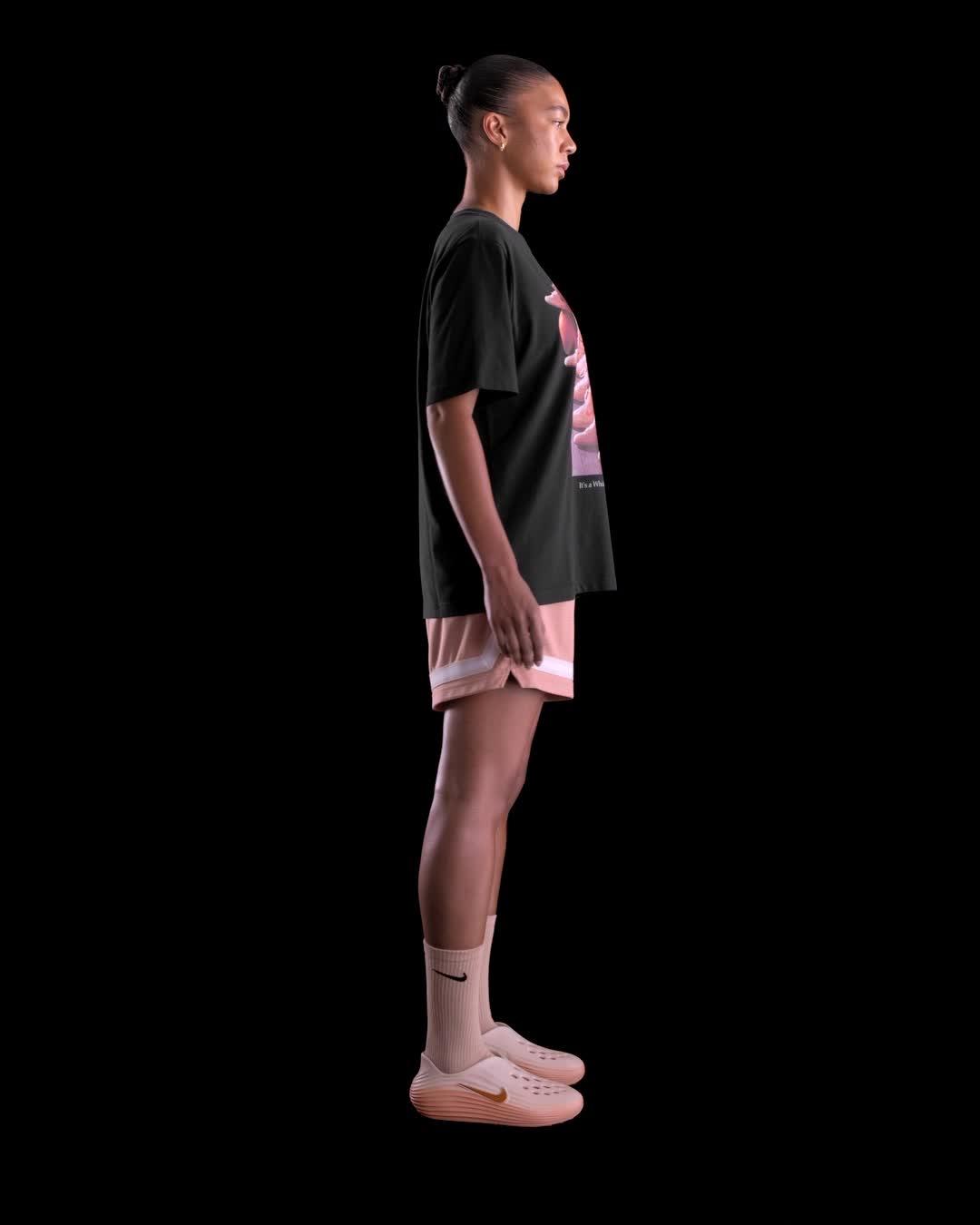 Nike Womens Dri-FIT Graphic Basketball T-Shirt | IF4945-010 Product Image