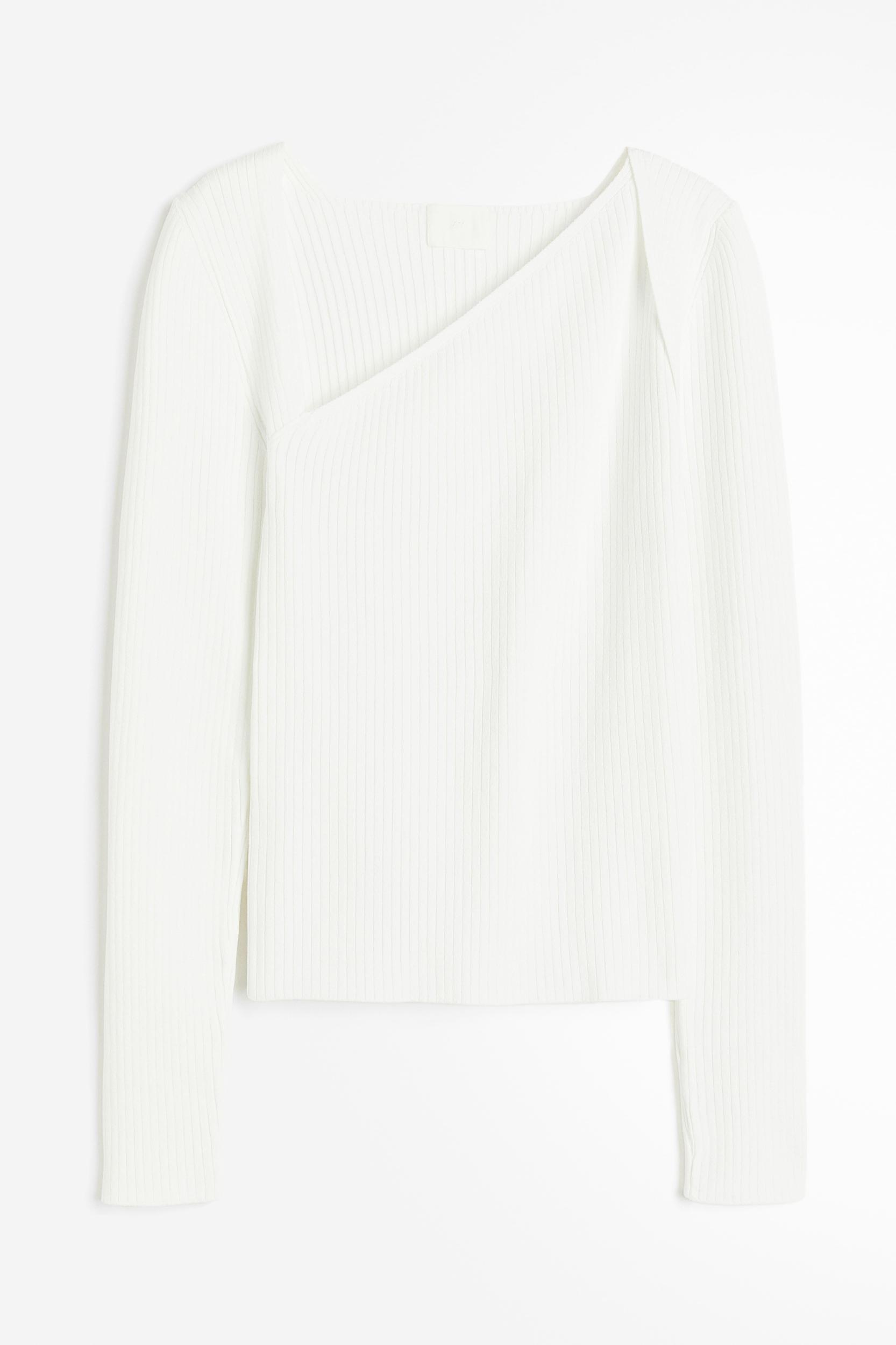 Sweater with Asymmetric Neckline Product Image