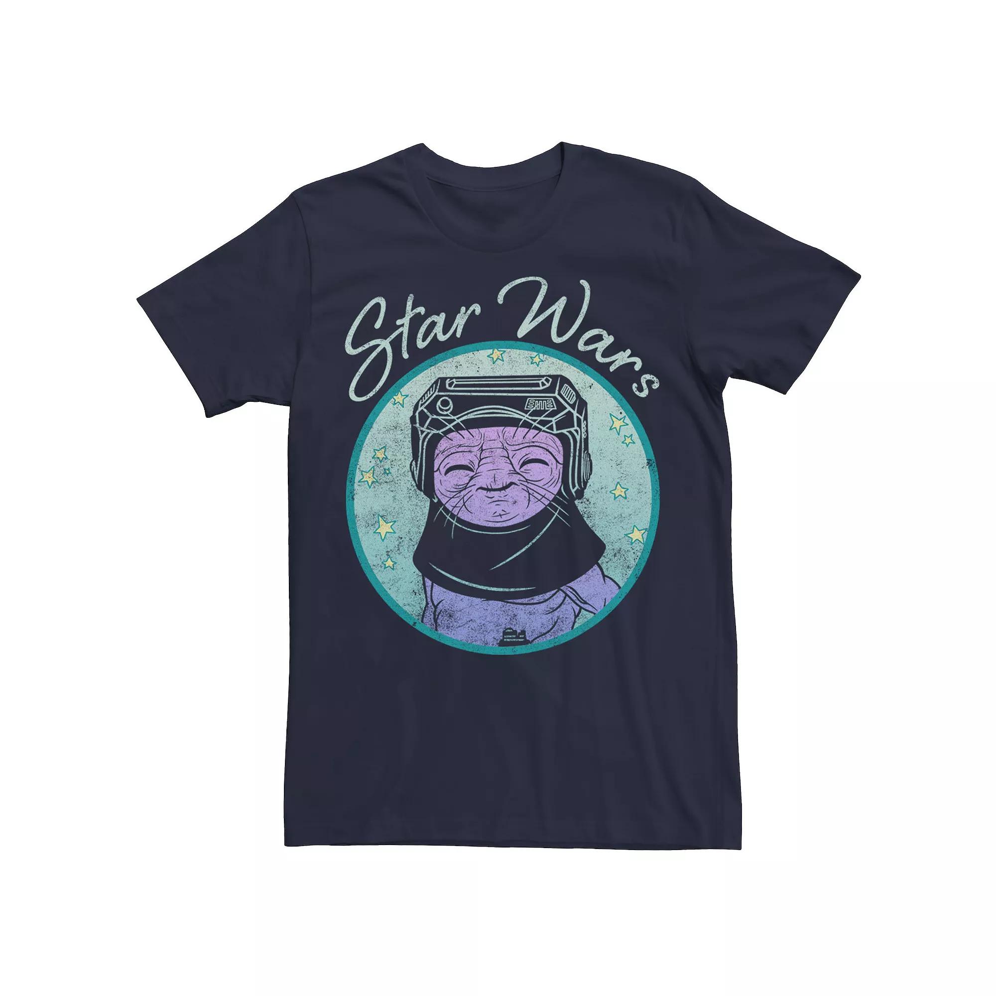 Men's Star Wars: The Rise Of Skywalker Babu Frik Pastel Stars Tee,  Product Image