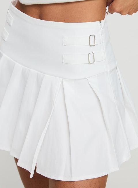 Cartwright Mini Skirt White Product Image