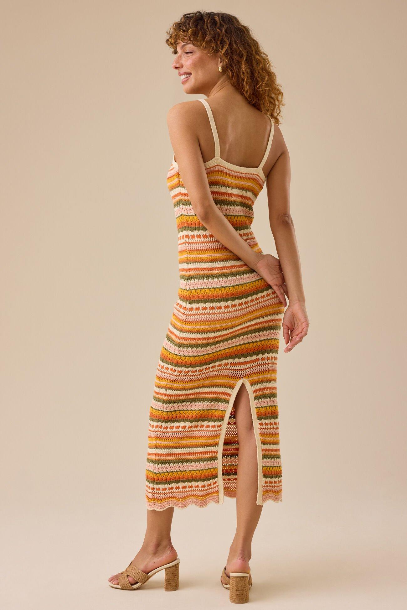 Vicki Striped Maxi Dress Product Image
