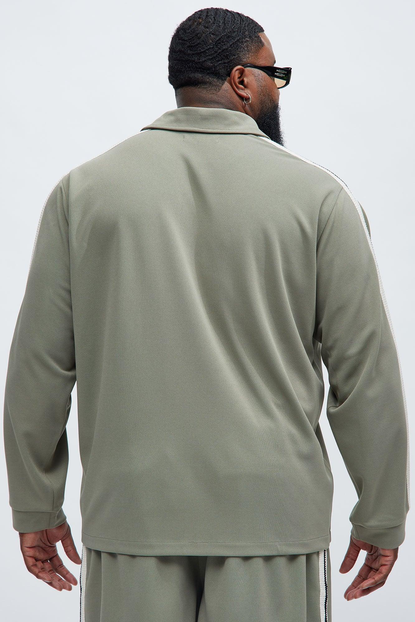 Dennis Pocket Knit Shirt - Olive Product Image