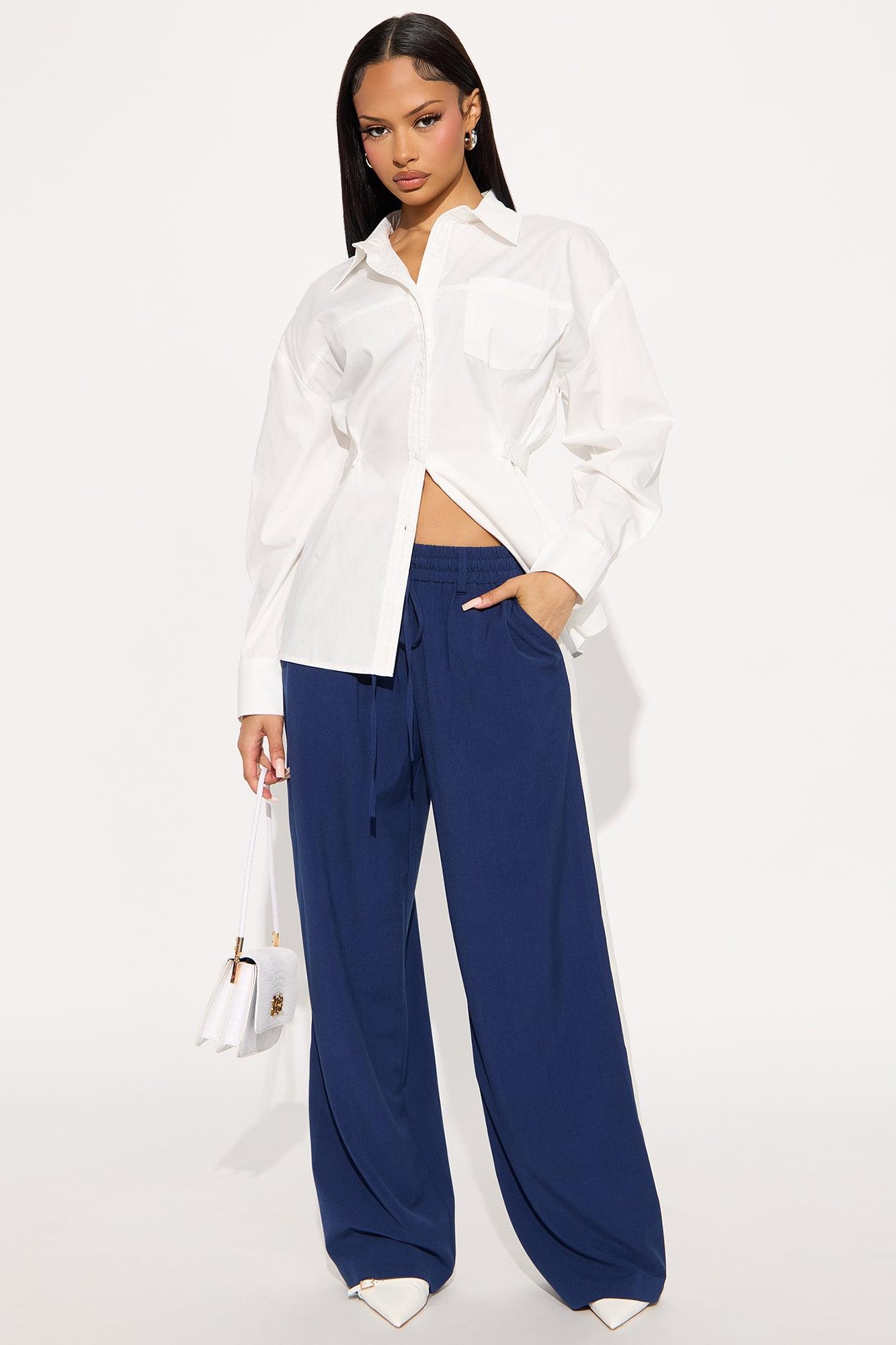 Sofia Poplin Shirt - White Female Product Image