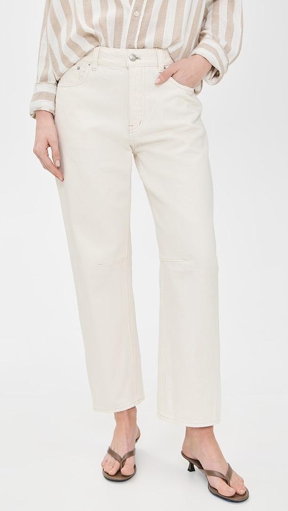 Madewell The Darted Barrel Leg Jeans | Shopbop Product Image