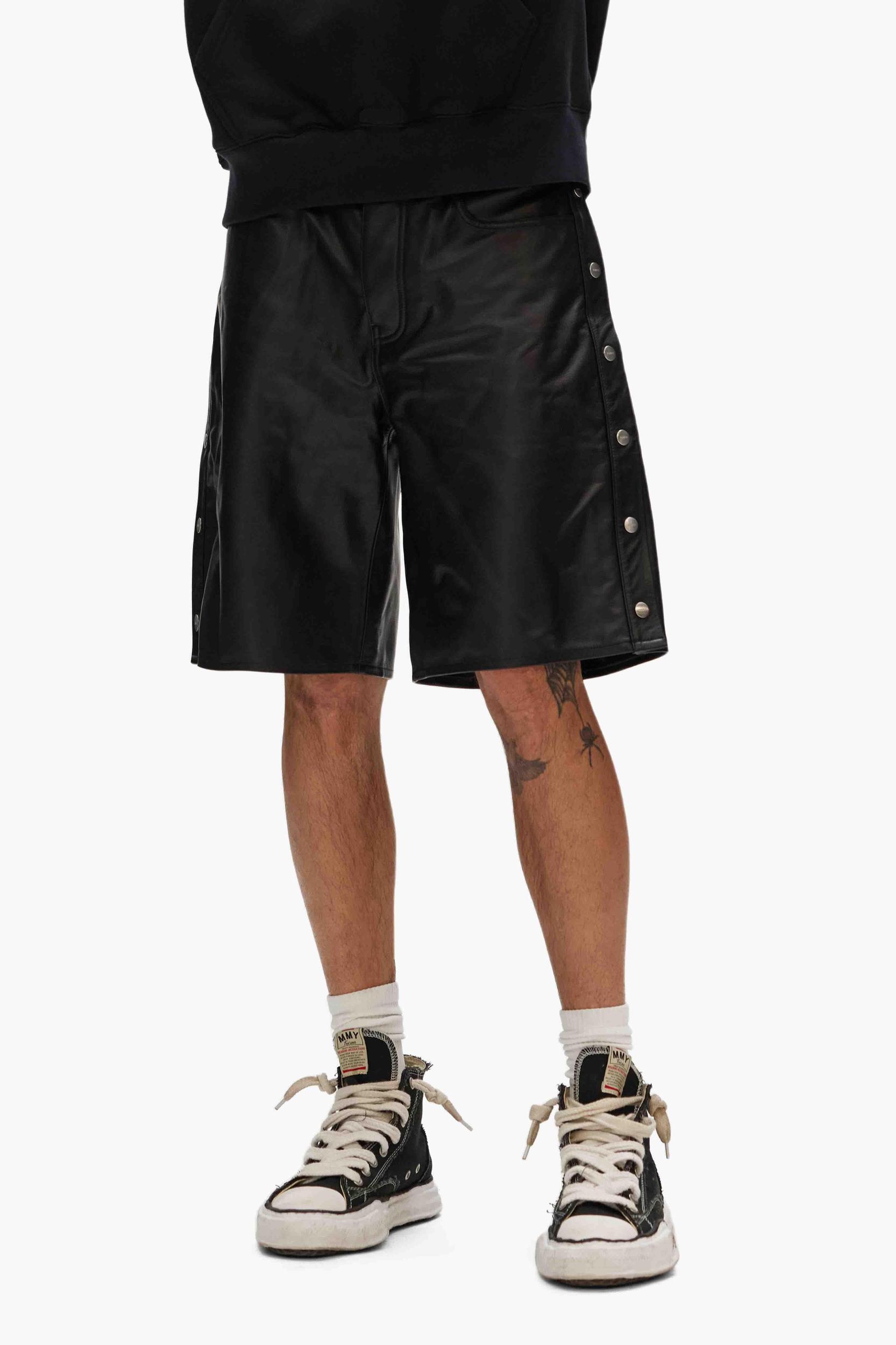 Leather Tearaway Shorts Male Product Image
