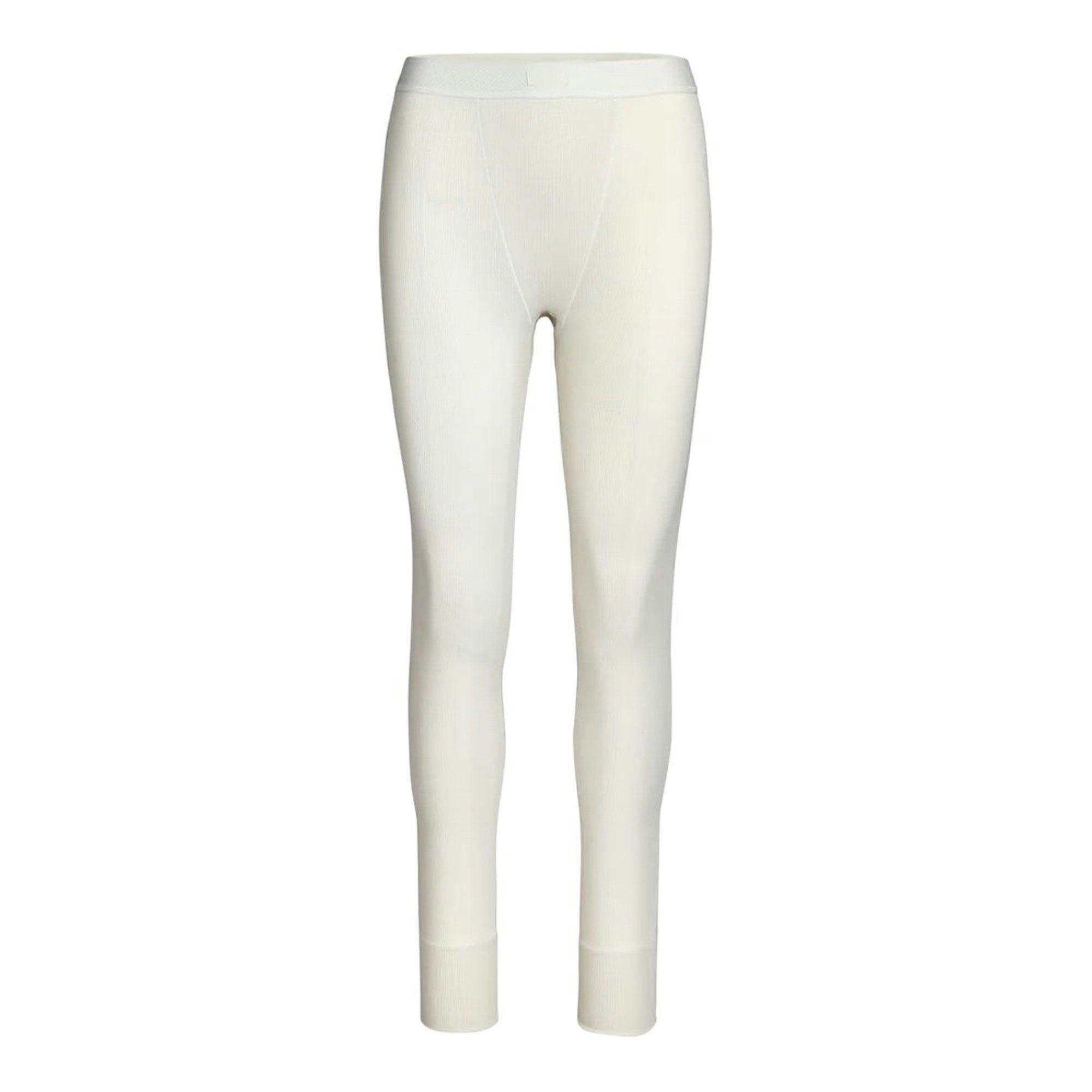 COTTON RIB LEGGING | BONE Product Image