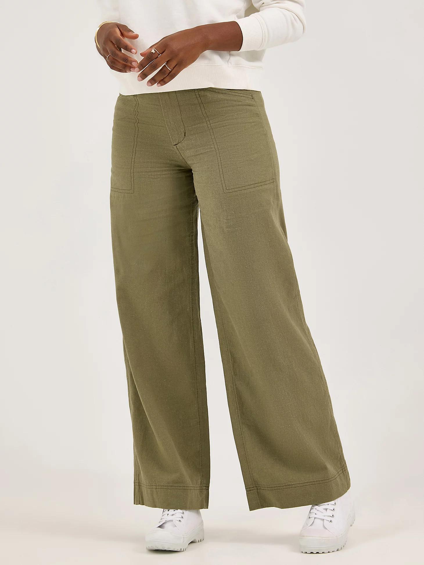 Women's Legendary High Rise Drapey Trouser Pant | Women's Pants | Lee® Product Image