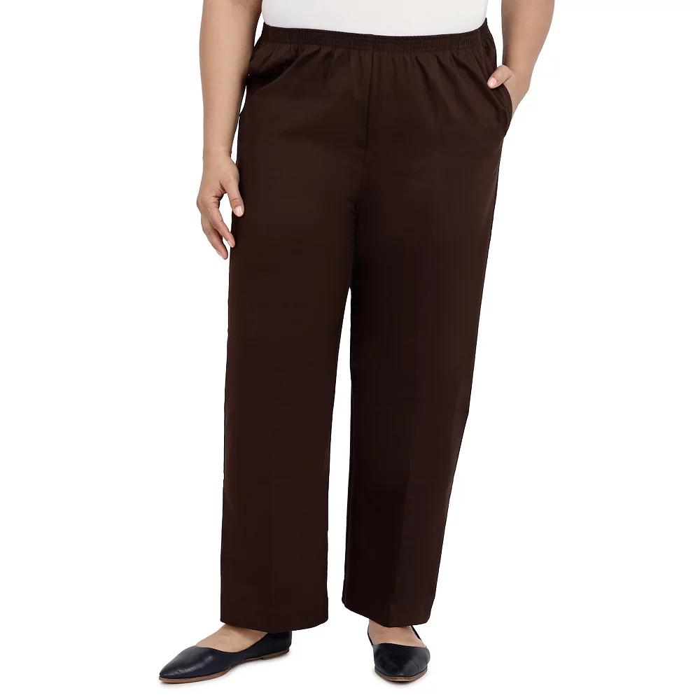 Plus Size Alfred Dunner Pants, Womens Grey Product Image