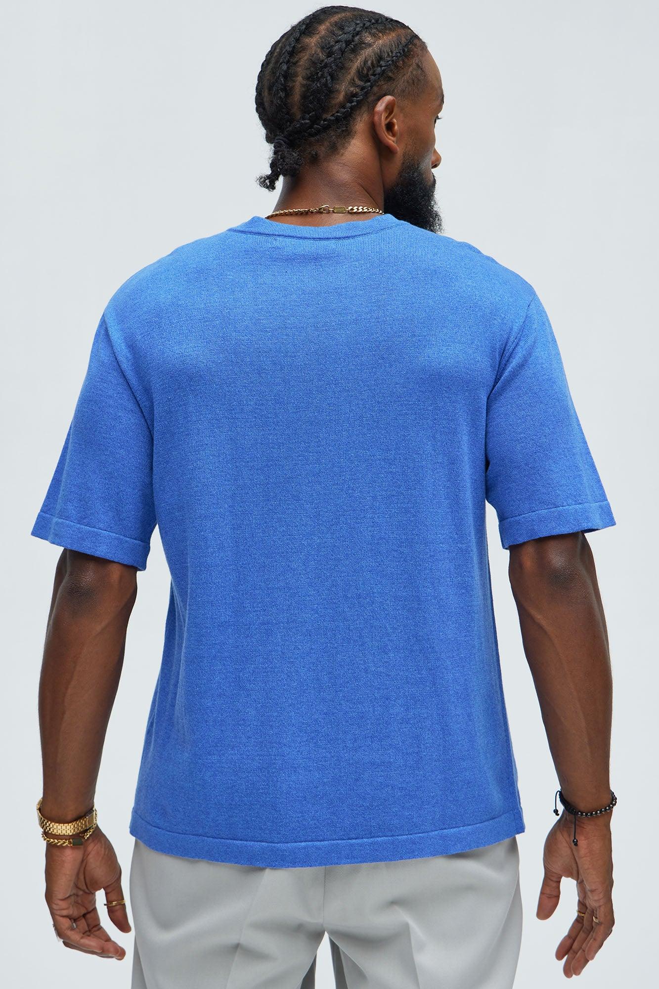 Henshaw Knit Tee - Blue Product Image
