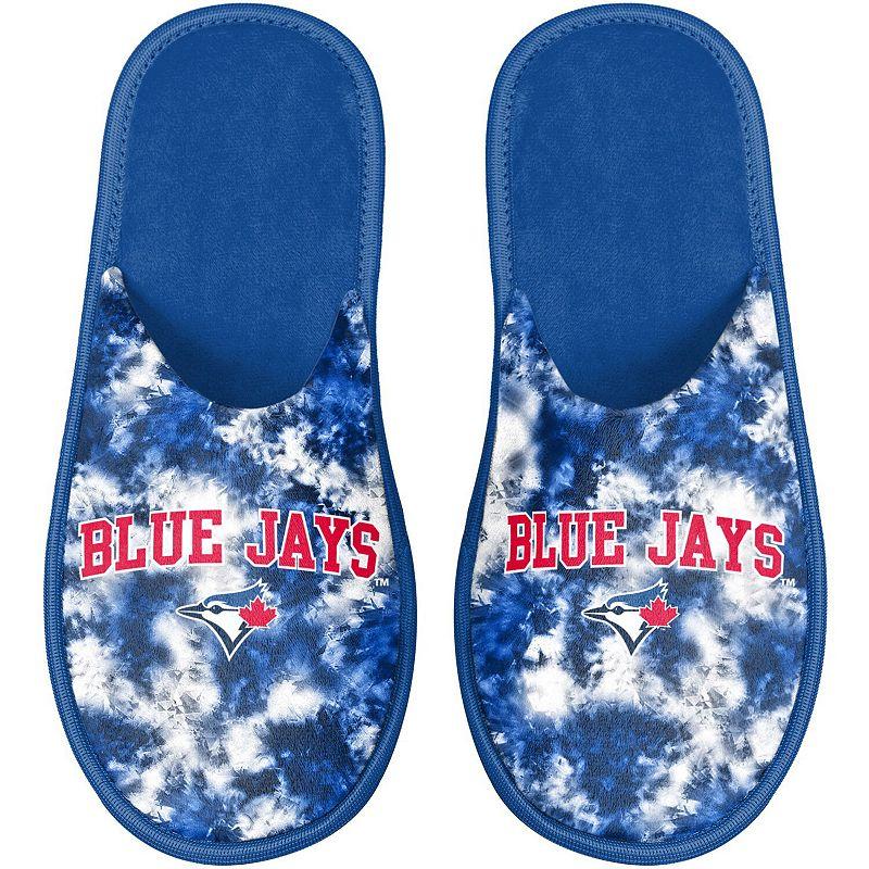 Women's FOCO Toronto Blue Jays Iconic Logo Scuff Slippers, Size: XL, Jay Blue Product Image