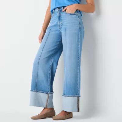 a.n.a Womens Highest Rise Wide Leg Jean Product Image