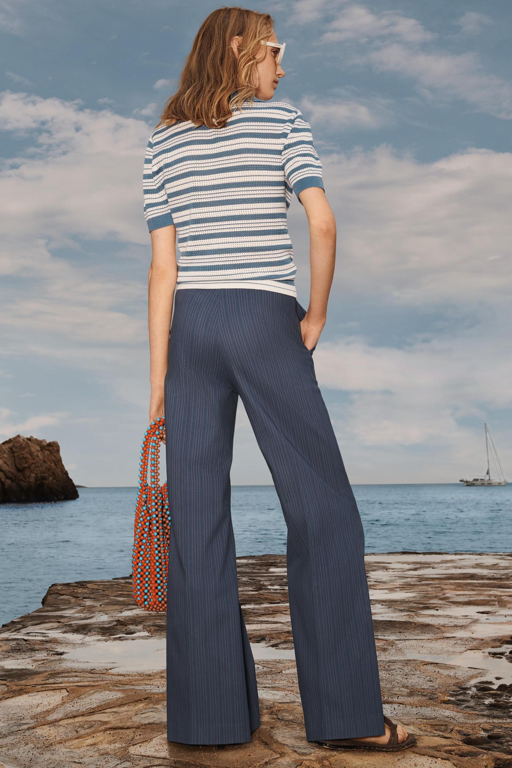 LIMITED EDITION STRIPED FLARE PANTS Product Image