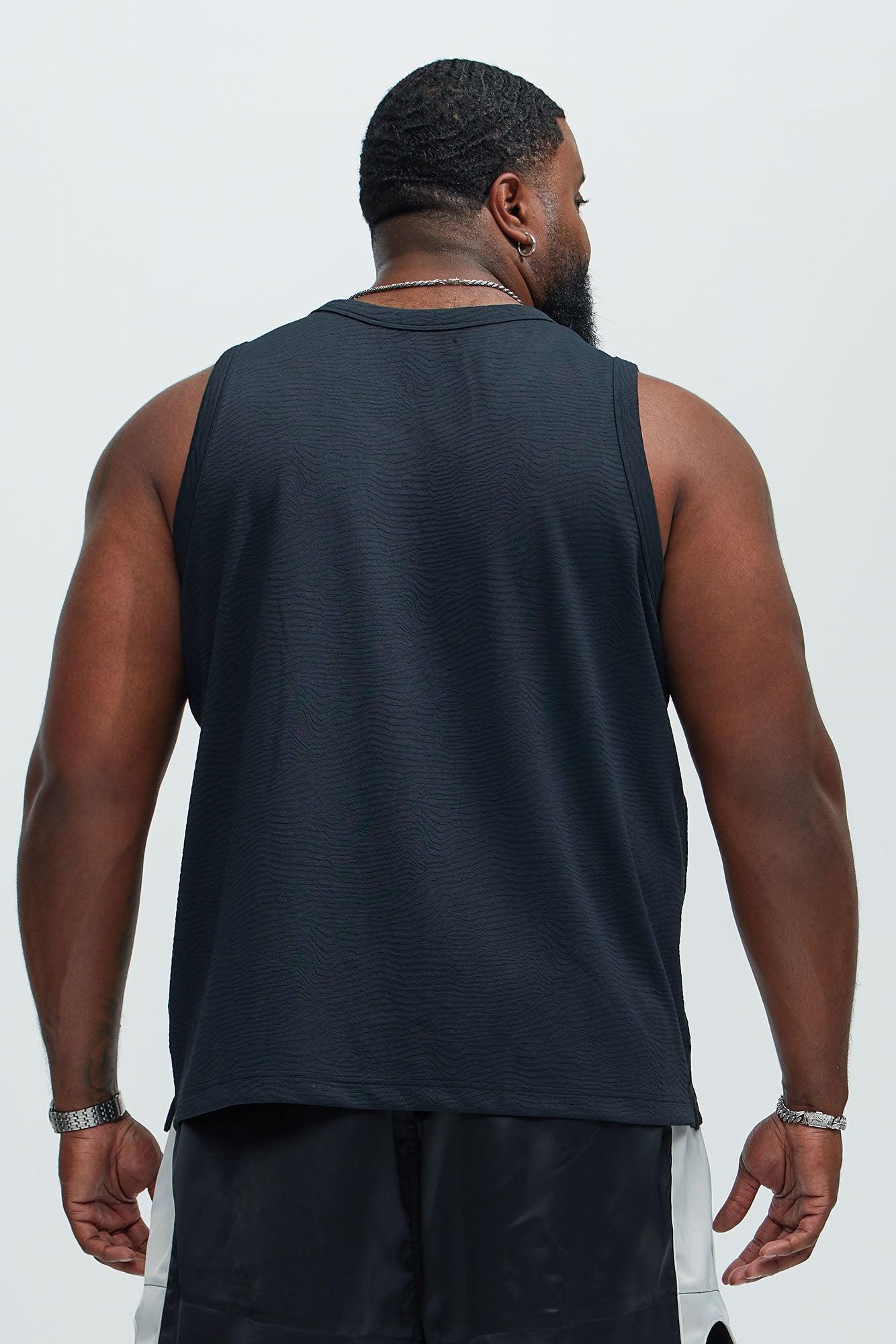 Mika Textured Tank - Black Product Image