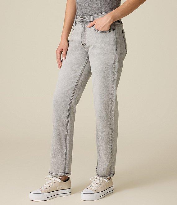 Flag and Anthem Charlie Mid Rise Relaxed Straight Leg Jeans Product Image