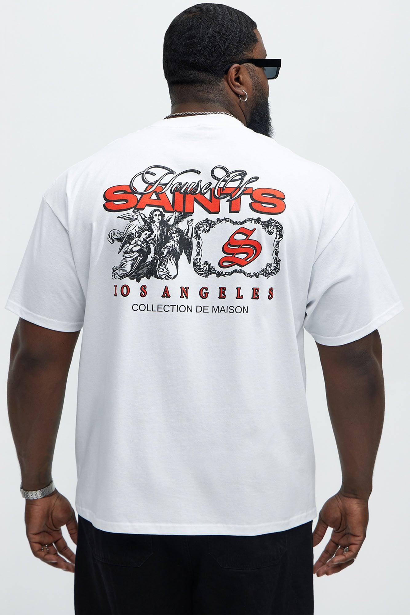 House Of Saints Department Short Sleeve Tee - White Product Image