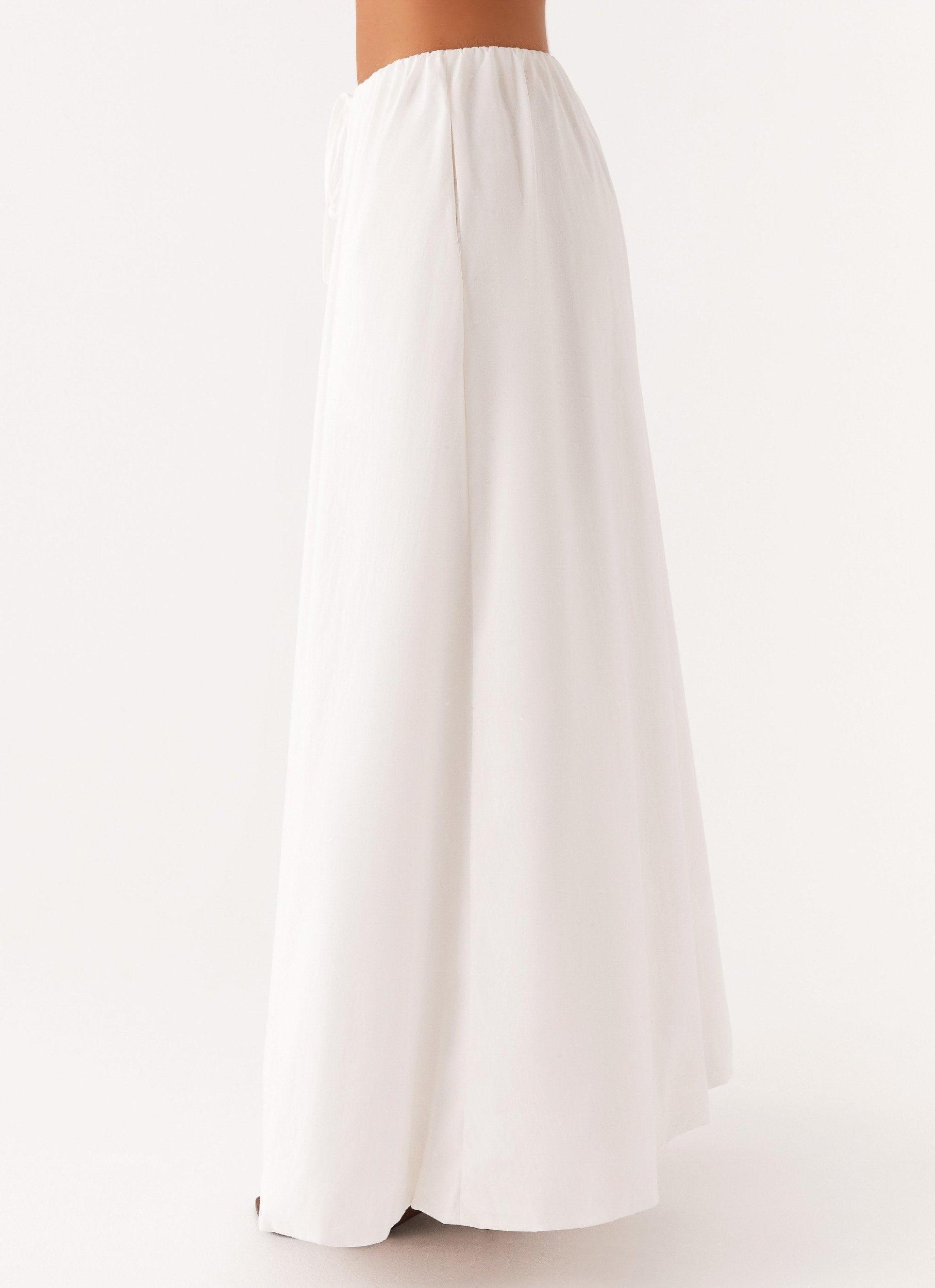 Cheryl Maxi Skirt - White Product Image