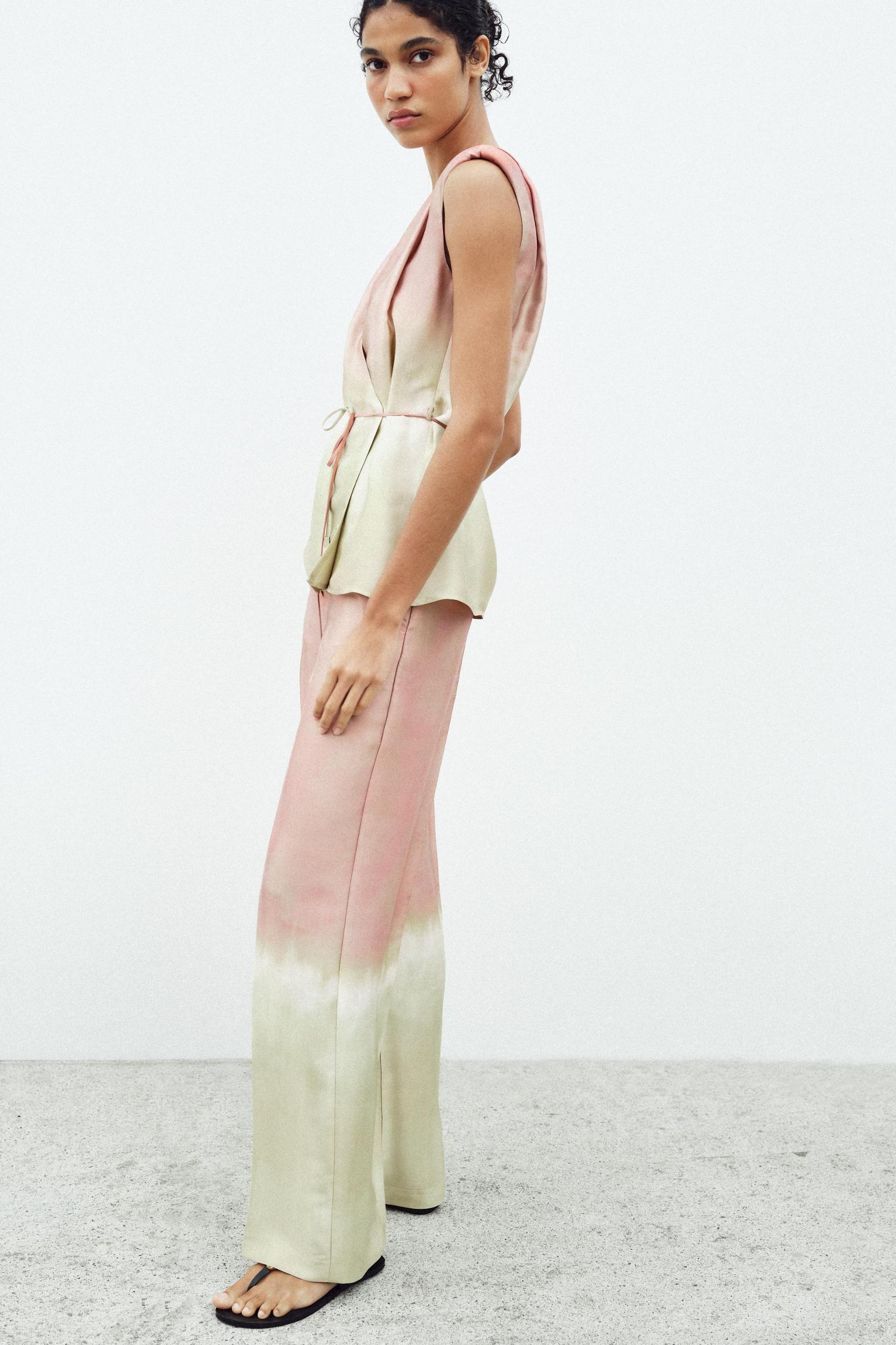 TIE DYE PRINT PANTS Product Image