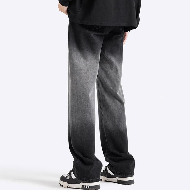 Men's Vintage Gradient Straight Jeans Product Image