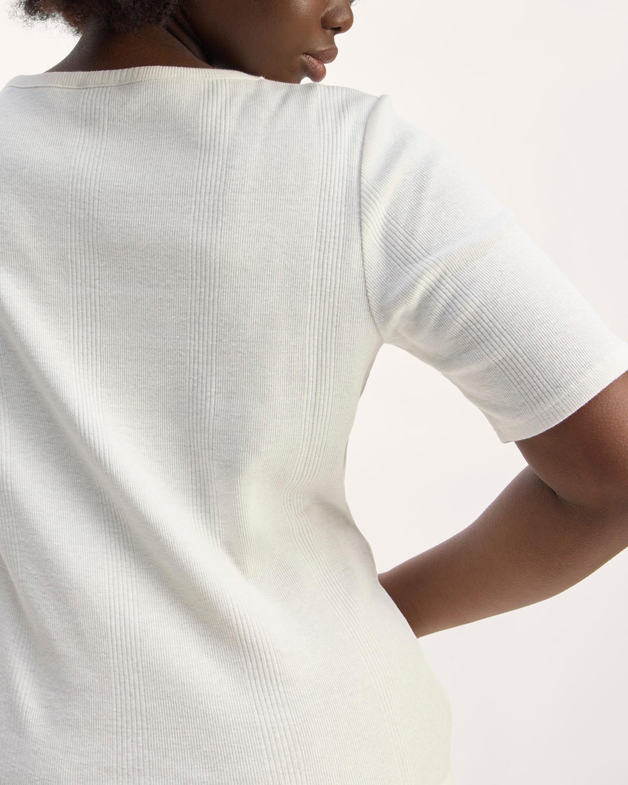 Womens Vintage Rib Scoop-Neck Top T-Shirt by Everlane Product Image