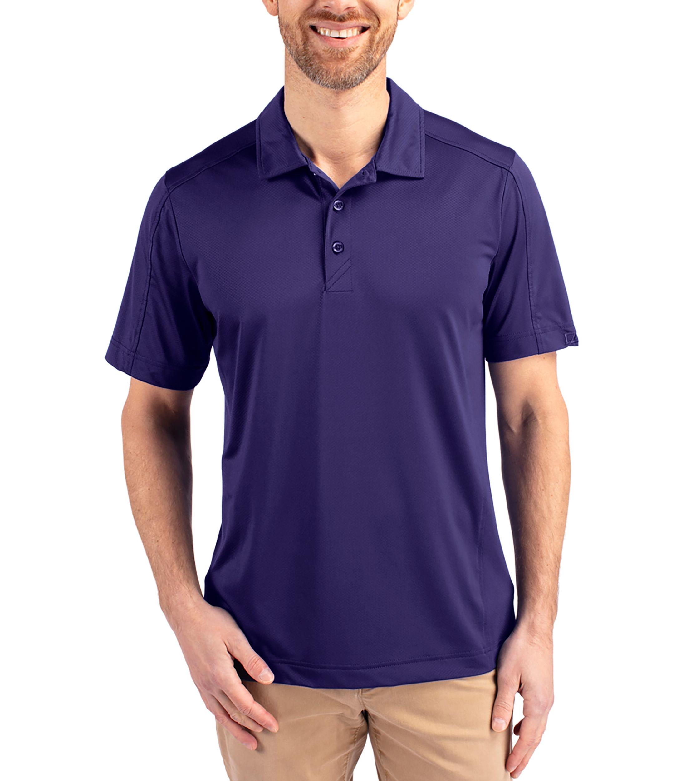 Cutter & Buck Prospect Eco Textured Stretch Recycled Men's Short Sleeve Polo Product Image