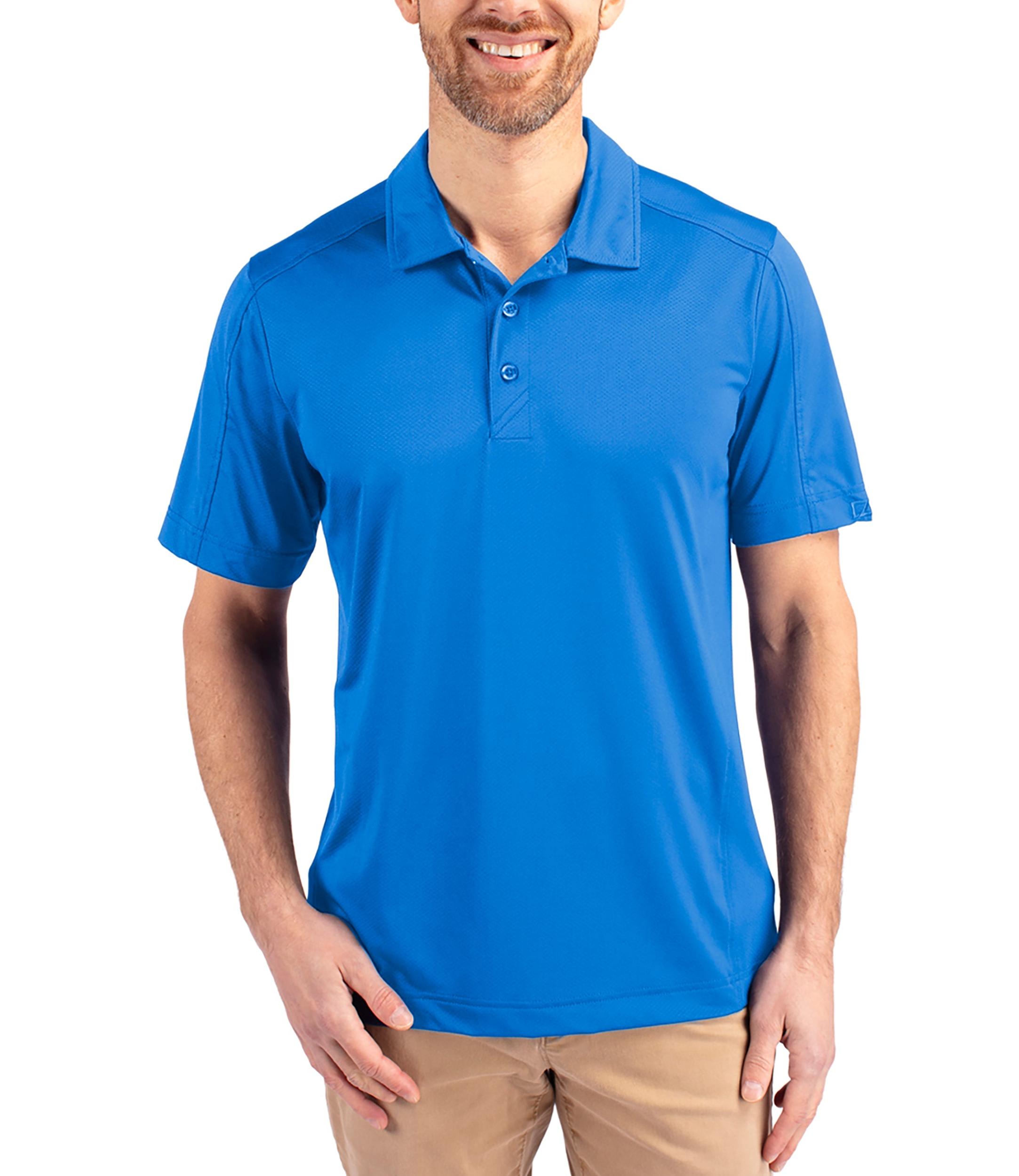 Cutter & Buck Prospect Eco Textured Stretch Recycled Men's Short Sleeve Polo Product Image