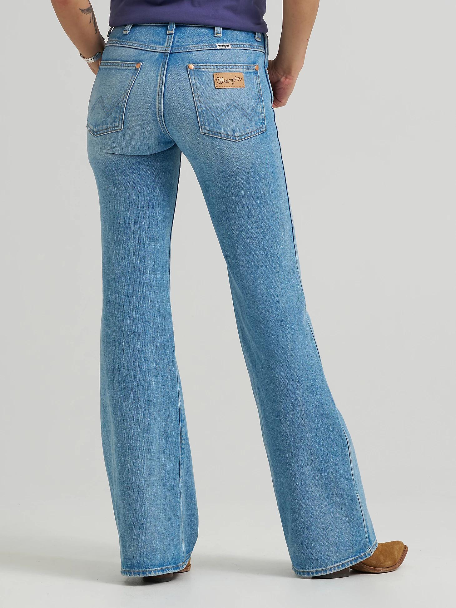 Women's 70's Flare Jean in Soft Ocean Product Image