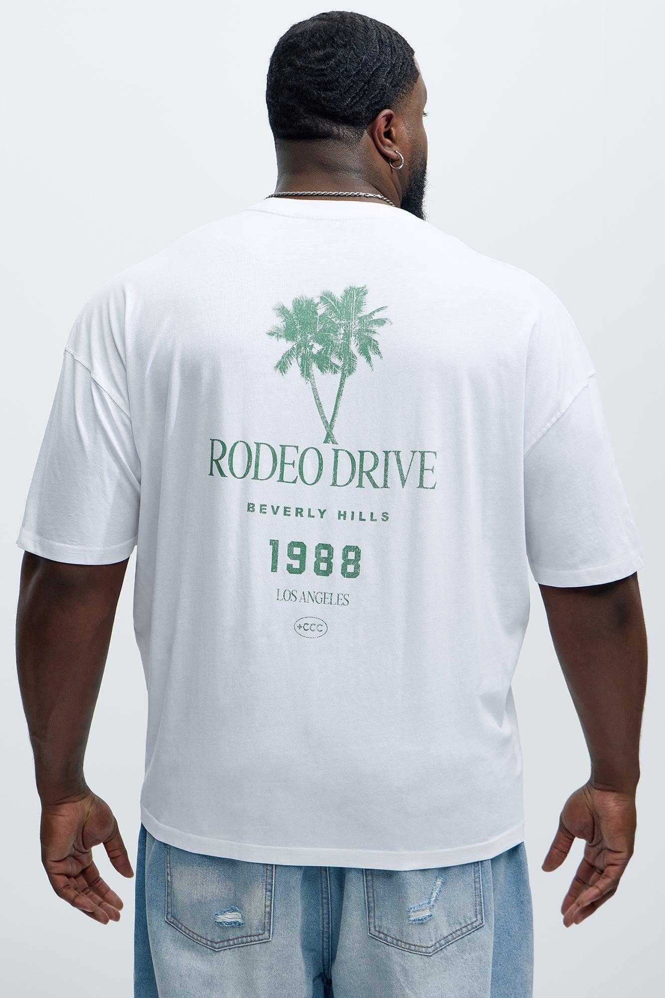 Rodeo Drive 1988 Oversized Short Sleeve Tee - White Product Image