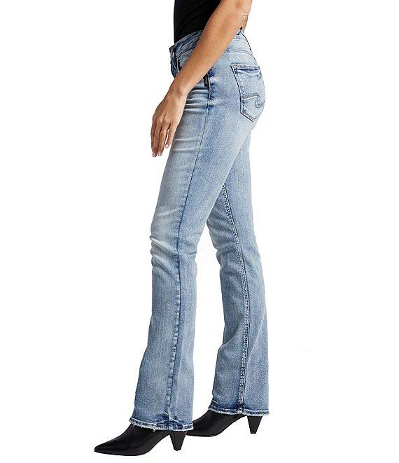 Silver Jeans Co. Suki Slim Mid Rise Light Wash Bootcut Jeans Product Image