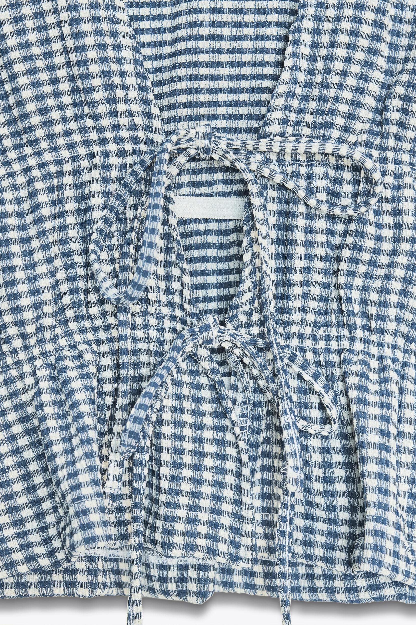 GINGHAM TIE TOP Product Image