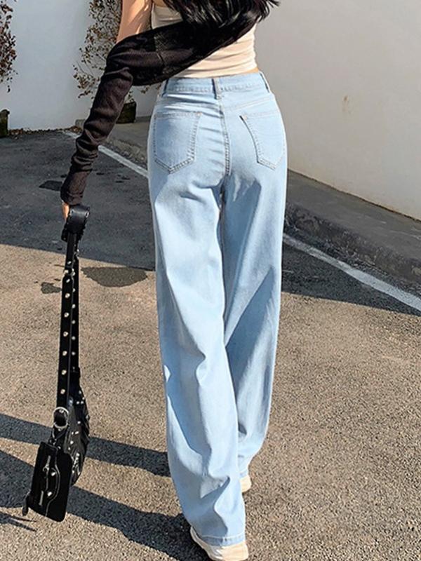 EMMIOL High Waisted 26°C/78°F Air Jeans Product Image