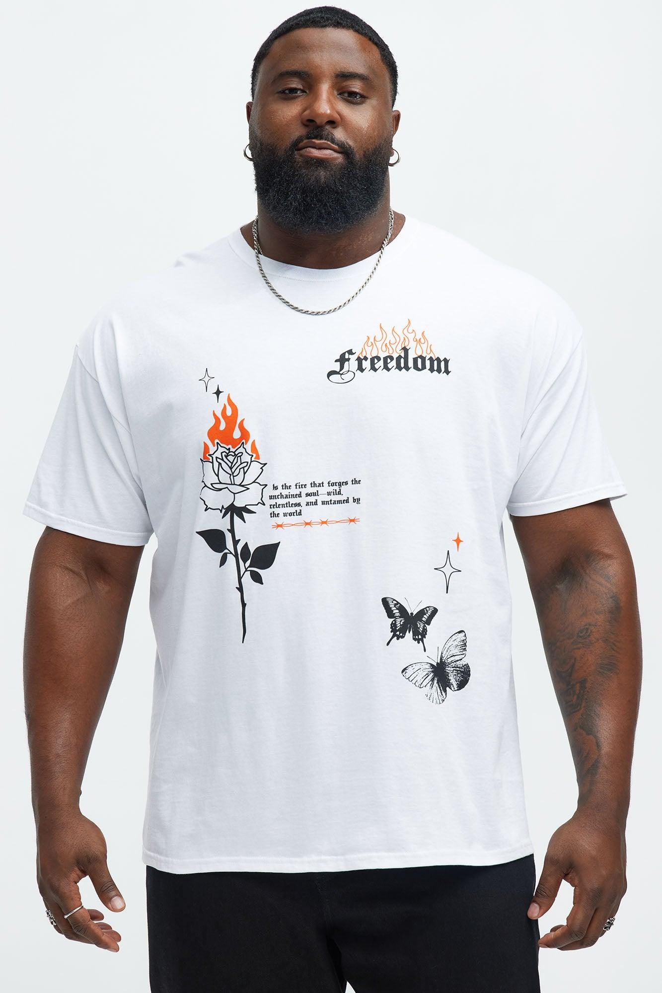 Freedom In Wondering Short Sleeve Tee - White Product Image