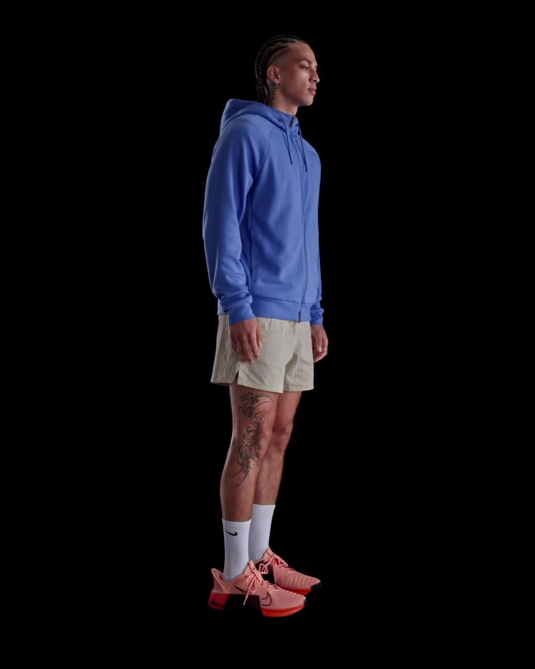 Nike Mens Primary Fleece Dri-FIT UV Full-Zip Performance Hoodie | FZ0967-411 Product Image