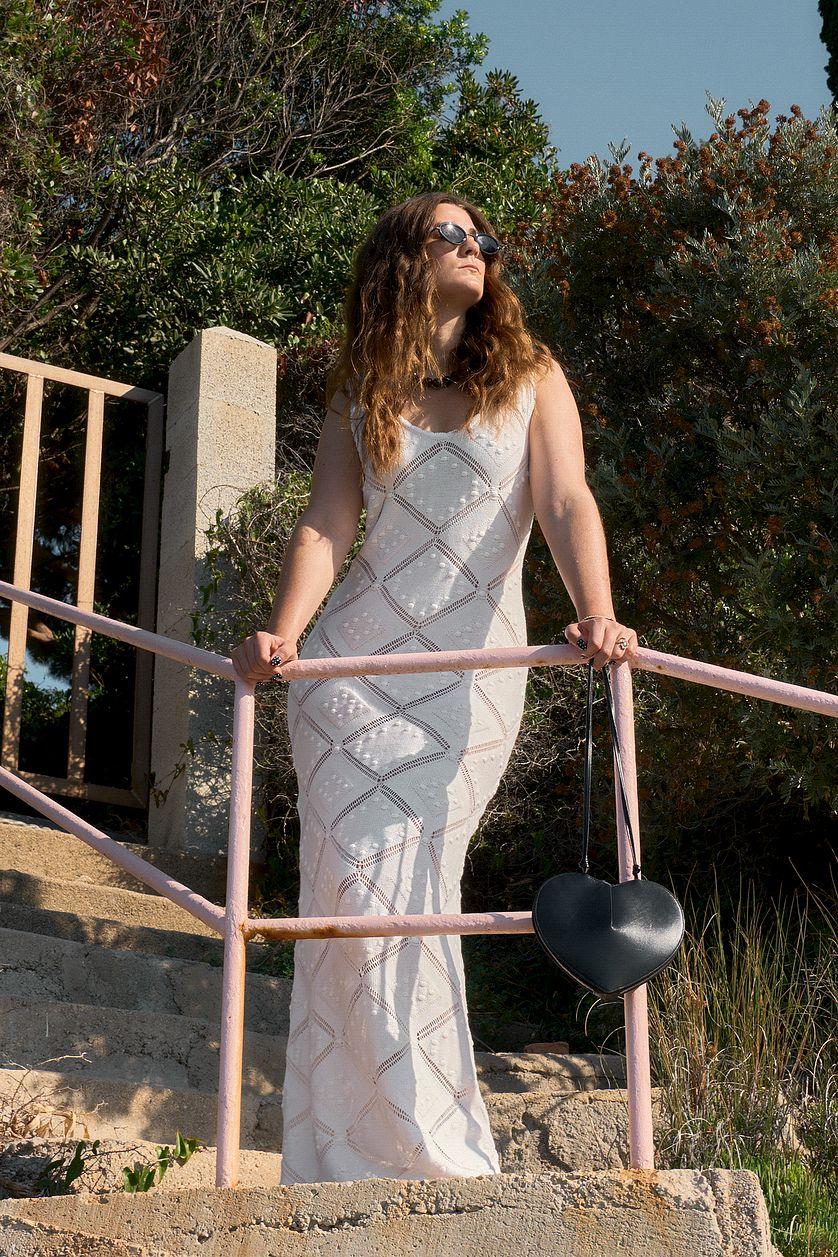Crochet Knitted Maxi Dress Product Image