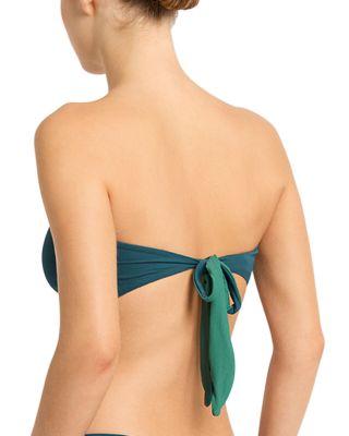 Ida Tie Back Bandeau Bikini Top Product Image