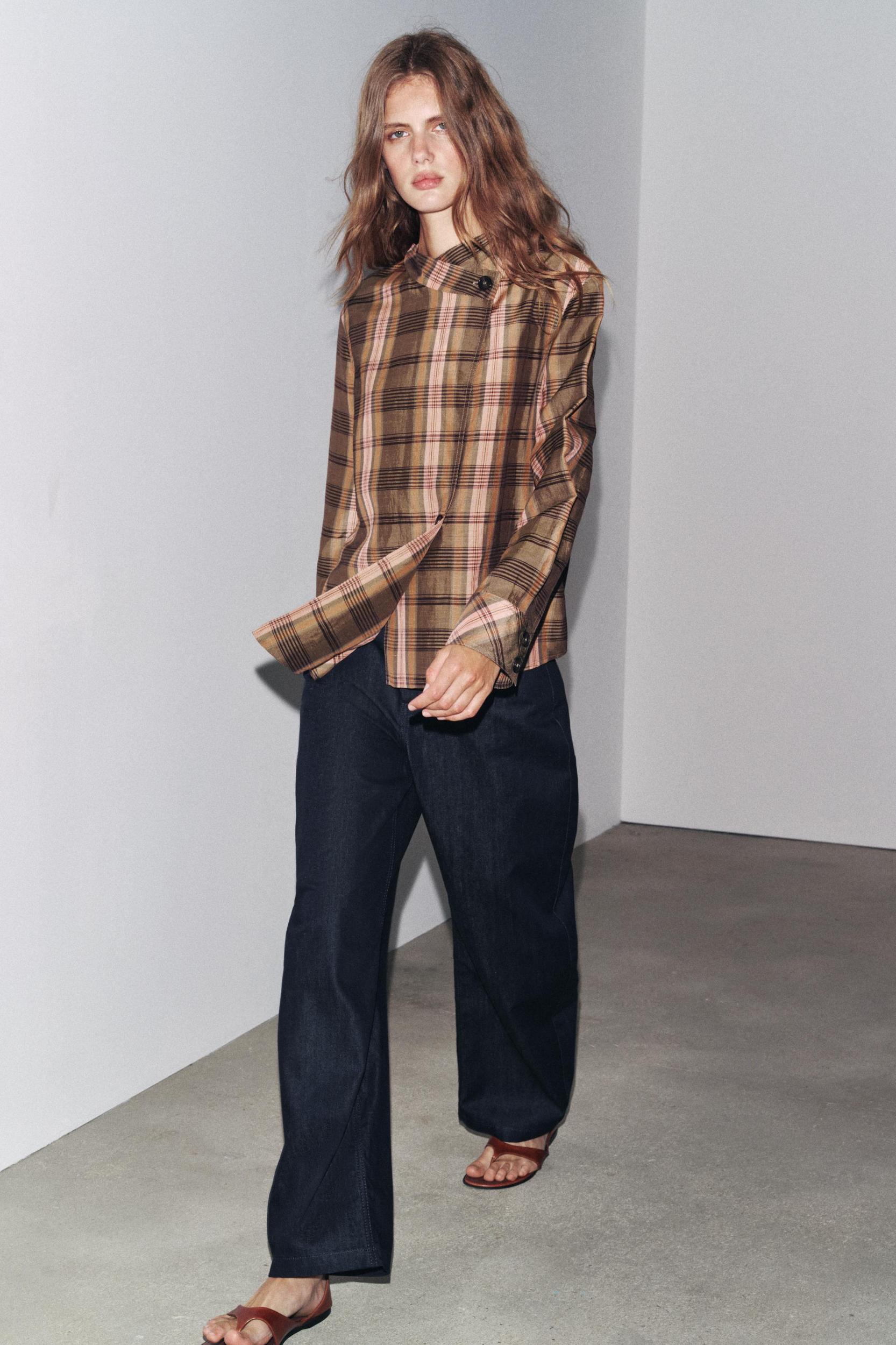 ZW COLLECTION OVERSIZED CHECK OVERSHIRT Product Image